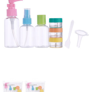 8-pieces Colorful Traveling Bottle Set
