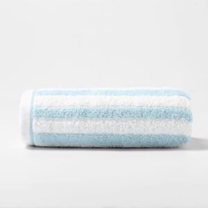 Striped Pure Cotton Towel(Blue)