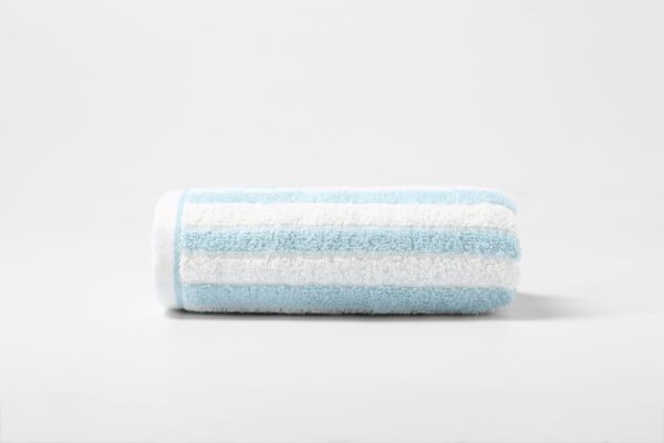 Striped Pure Cotton Towel(Blue)