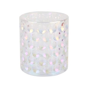 Holographic Series Fish Scale Design Glass Cup (280mL)