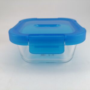 Rainbow Series Square Food Storage Container (320mL)(Blue)