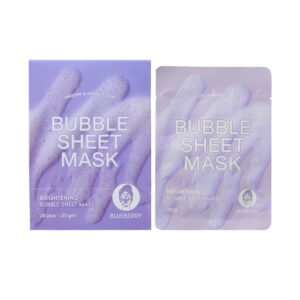 Miniso Brightening Bubble Sheet Mask(Blueberry)