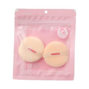 Miniso Colorful Series Powder Puffs (2 pcs)