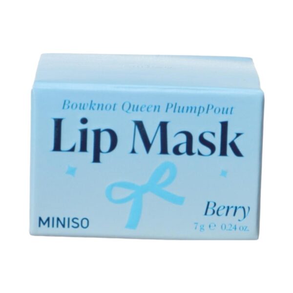 Miniso Bowknot Queen PlumpPout Lip Mask(Berry)