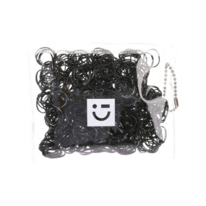 Disposable & Durable Small Rubber Bands (Black, 500pcs)