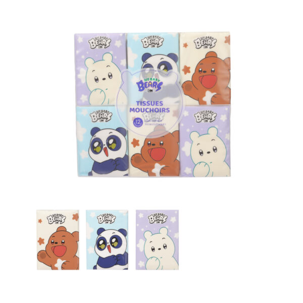 WE BABY BEARS Collection Unscented Tissues (12 Packs)