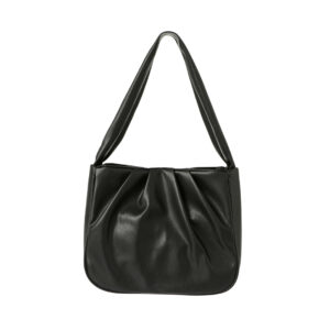 Pleated Shoulder Bag(Black)