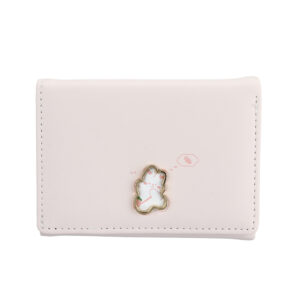 Women's Animal Trifold Short Wallet(Light Pink)