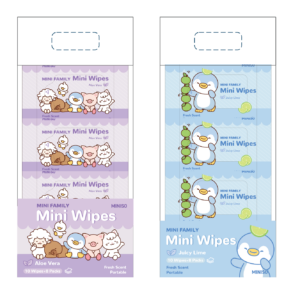 MINI FAMILY Mini Wipes 10 Wipes?8 Packs(Aloe Vera)