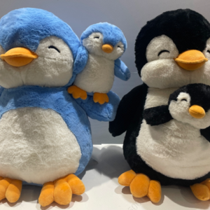 Miniso Parent-Child Penguin Plush Toy 40CM(Black)