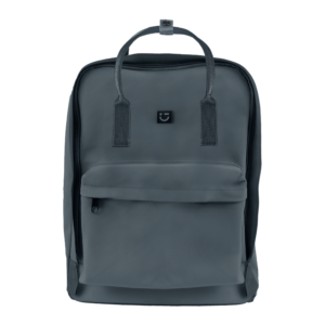 Solid Color Large Capacity Backpack(Blue Gray)