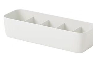 Clothes Storage Box with 5 Grids(Off-white)