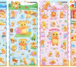 Nailoong Crystal Epoxy Stickers (4 Assorted Models)