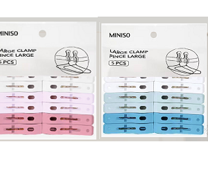 Colorful Laundry Clips (12 pcs, Blue/Pink)